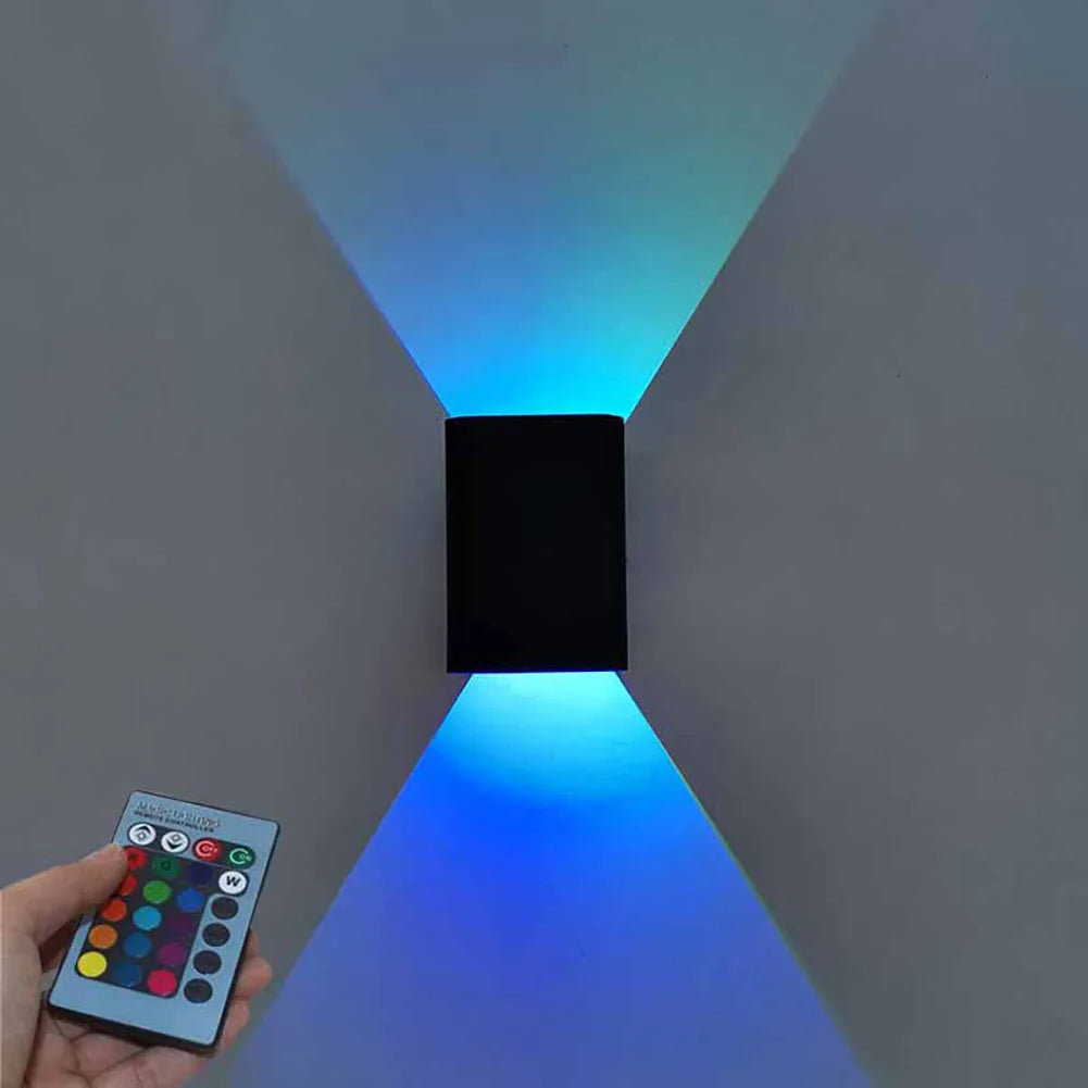Dimmable LED Corridor Lamp – Modern Square Style with Remote