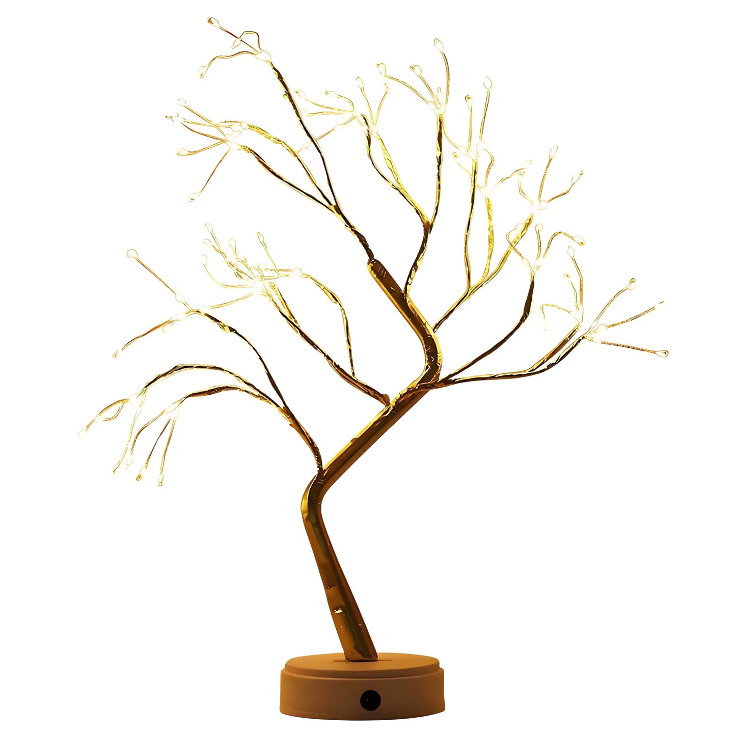 Decorative Tree Lamp – Silver Branch & Star Light for Desk or Holiday