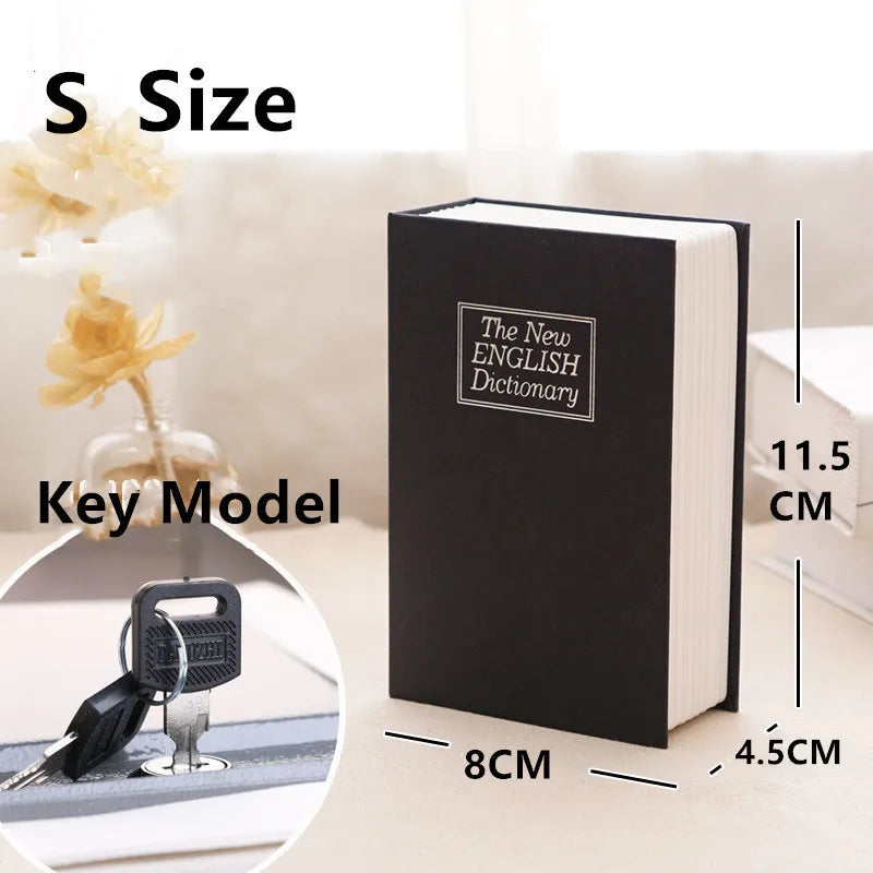 Hidden Cash Box Book Secret Safe Box For Jewelry Key Password Creative Container For Privacy Room Decor Prevent Robbers Thief