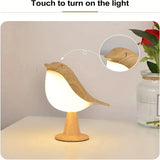 Modern Magpie LED Bedside Lamp – 3-Color Touch Control