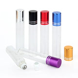 100Pcs 10ml Essential Oil Roll-On Bottles with Stainless Steel Ball