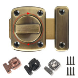 Universal Sliding Door Lock & Privacy Latch - Zinc Alloy
