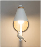 Modern Wood & Resin Wall Lamp – Nordic Home Decor