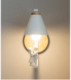 Modern Wood & Resin Wall Lamp – Nordic Home Decor