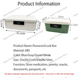 4-Digit Lock Safe for Cash, Jewelry, Passport & Medicine
