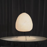 Japanese-Style Rice Paper Tripod Table Lamp