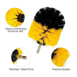 3-Piece Drill Brush Power Scrubber Set