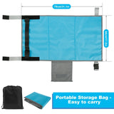 Kids Travel Airplane Bed & Leg Rest Hammock with Storage Bag