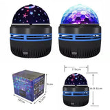 USB LED Starry Sky Rotating Projector Lamp