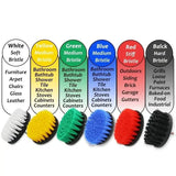 3-Piece Drill Brush Power Scrubber Set