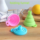 Mini Silicone Folding Funnel – Portable, Retractable Liquid Dispenser