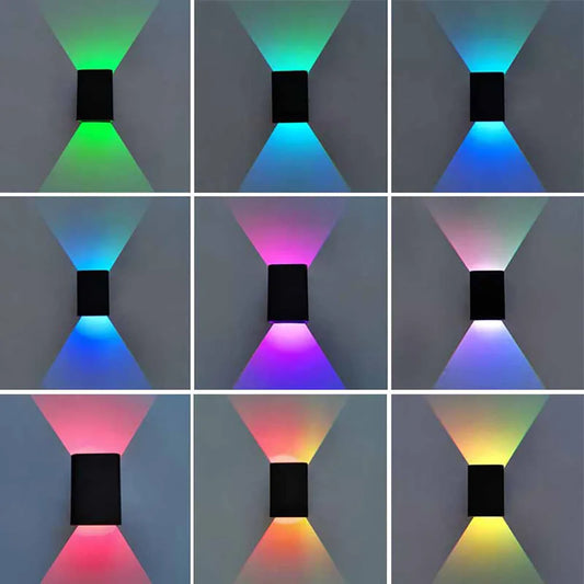 Dimmable LED Corridor Lamp – Modern Square Style with Remote