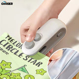 Mini Handheld Heat Bag Sealer 2-in-1 with Cutter & Magnet