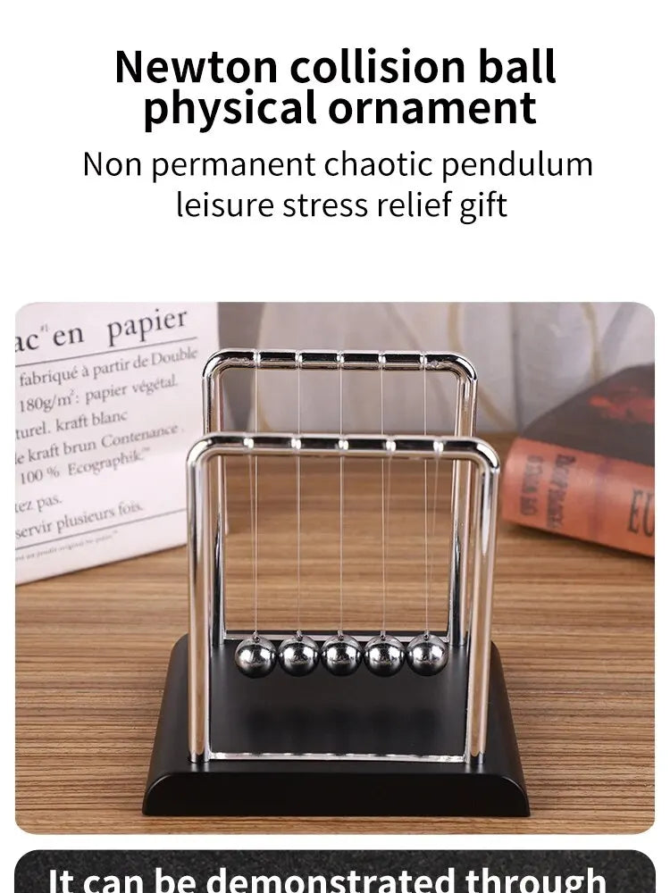 Newton's Cradle – Stress Relief Gift & Educational Science Toy
