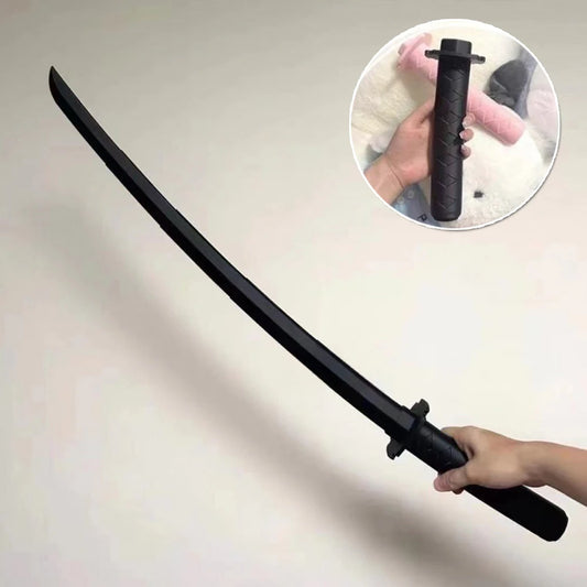 3D Printing Samurai Sword Toy Katana Sword Gravity Knife Retractable Cos Props Decompression Toys Birthday Gifts For Friends