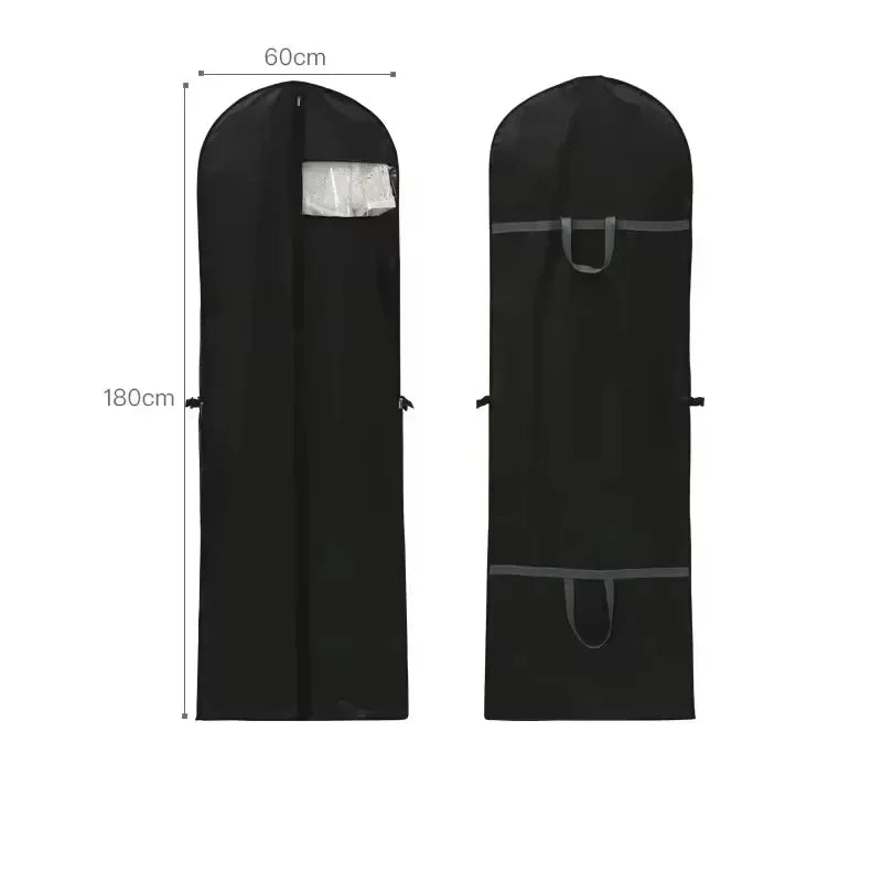 60x180cm Wedding Dress Cover Garment Bags for Dress Jacket Clothes Coat Dustproof Protector Cover Clothes Dust Cover Travel Bag