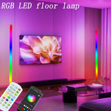 150cm RGB Smart Corner Floor Lamp – APP-Controlled, Dimmable