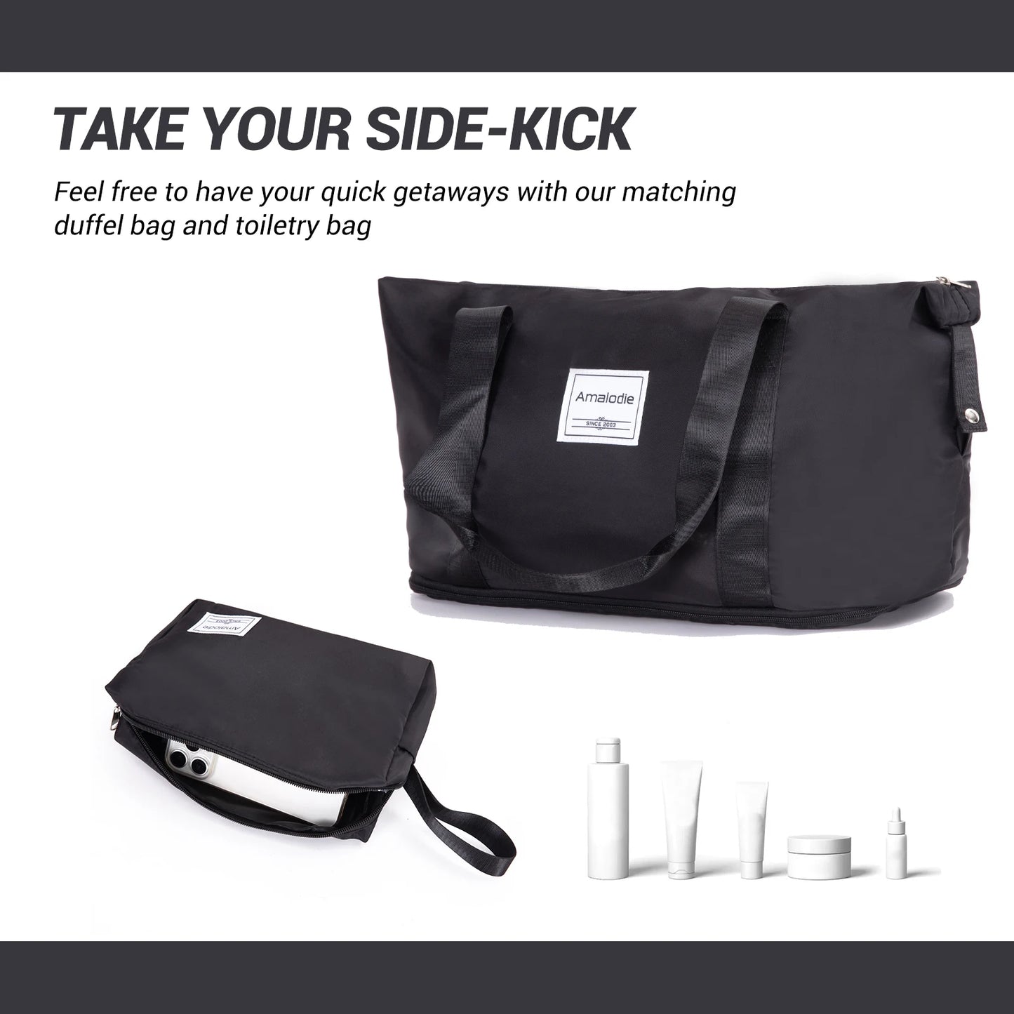 Luggage sets 5 Pieces,Hardshell Suitcase set with Double Spinner Wheel,Travel Case with TSA Lock and Weekend Duffle Bag