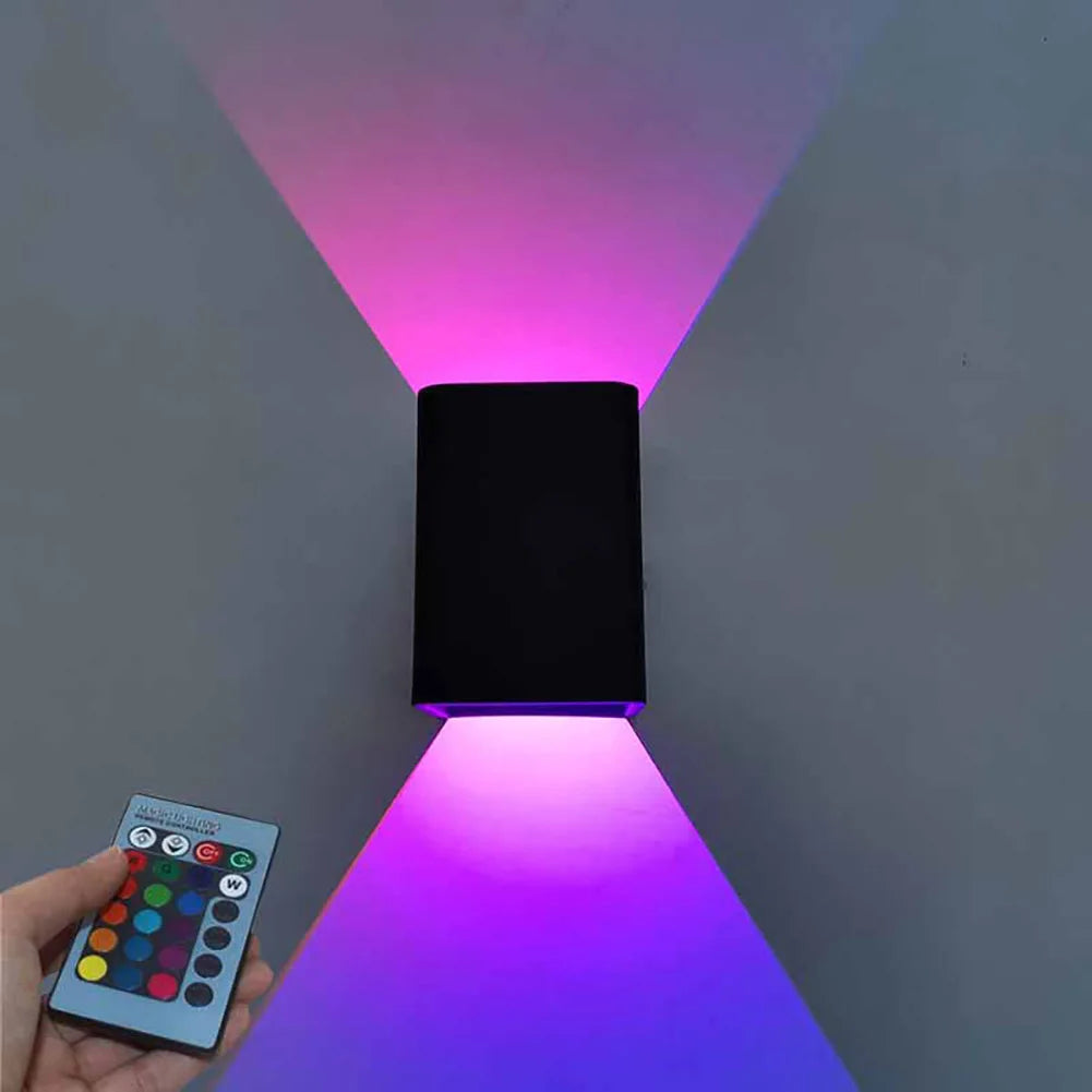 Dimmable LED Corridor Lamp – Modern Square Style with Remote