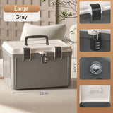 3-Digit Lock Safe for Cash, Jewelry & Documents – Portable Organizer