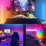 150cm RGB Smart Corner Floor Lamp – APP-Controlled, Dimmable