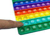 Rainbow 1-100 Counting Fidget Toy – Educational Math Game for Kids