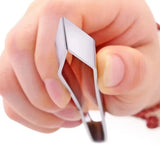1pcs 430 Stainless Steel Fish Bone Tweezers – Clip remover tongs, kitchen tool.