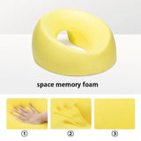 Ergonomic Memory Foam Face Down Pillow for Home & Salon