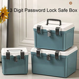 3-Digit Lock Safe for Cash, Jewelry & Documents – Portable Organizer