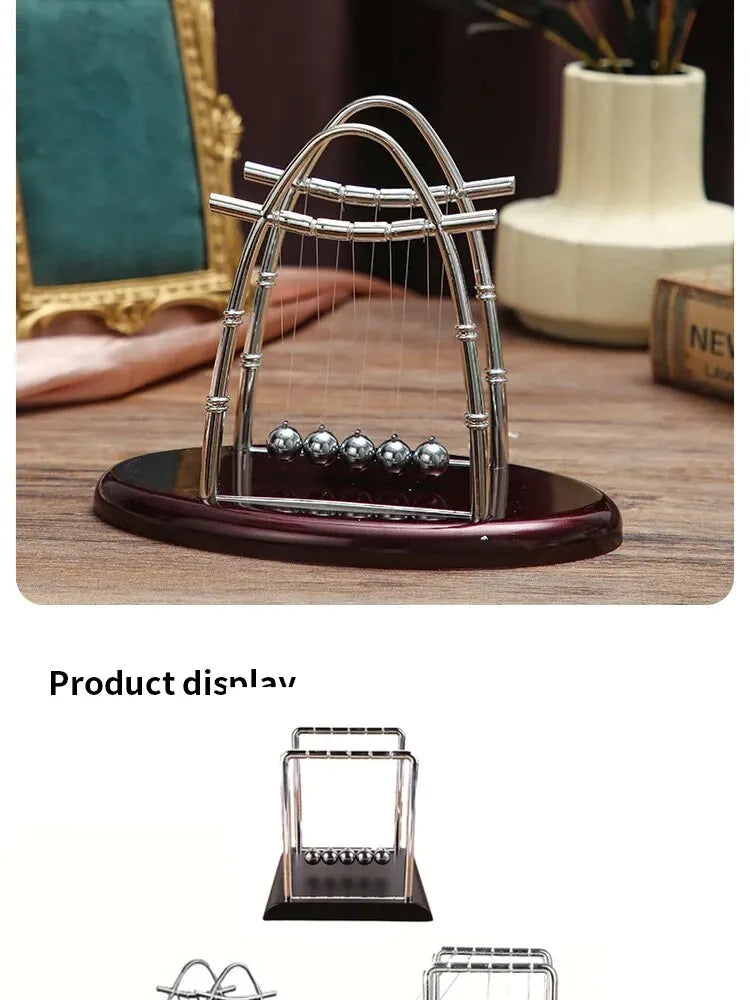 Newton's Cradle – Stress Relief Gift & Educational Science Toy