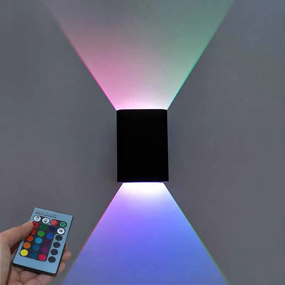 Dimmable LED Corridor Lamp – Modern Square Style with Remote