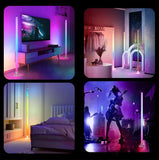 150cm RGB Smart Corner Floor Lamp – APP-Controlled, Dimmable