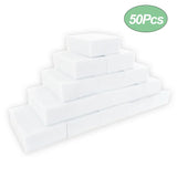 Magic Sponge Cleaner – Melamine foam scrubber for kitchen, bathroom, and dishware. Size: 10x6x2cm.