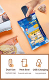 Mini Handheld Heat Bag Sealer 2-in-1 with Cutter & Magnet