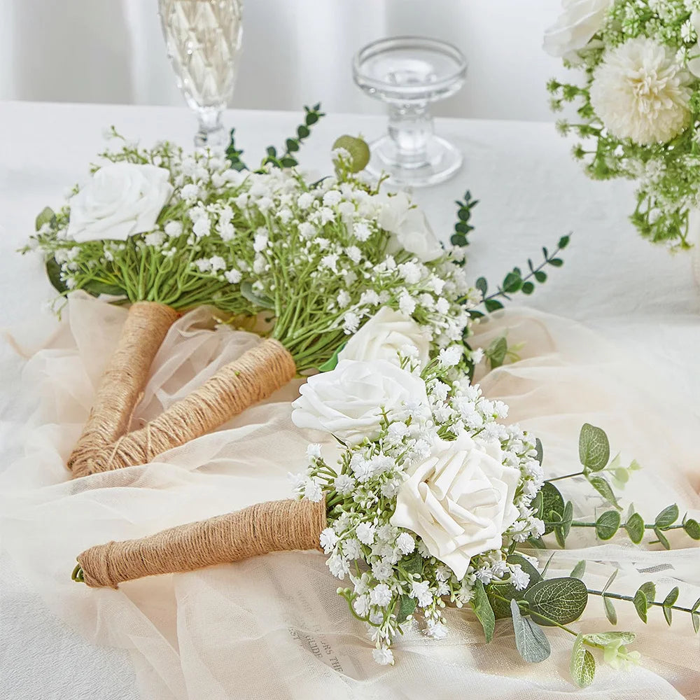 Fake Baby's Breath Flowers – Perfect for Weddings & Crafts (10/15pcs)