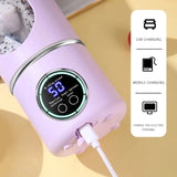 Portable 700ML Juice Blender with Steel Blades – 2-in-1 Smoothie Bottle