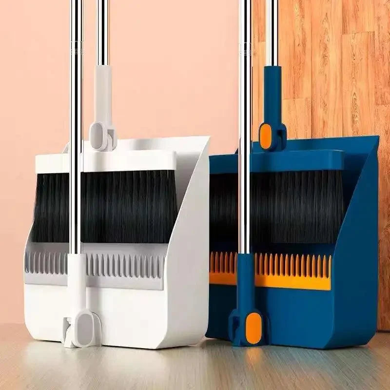 Two piece new broom set, dustpan combination, household sweeping broom, folding broom, wiper, dustpan, garbage shovel