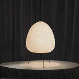 Japanese-Style Rice Paper Tripod Table Lamp