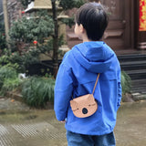 Kids Koala PU Leather Messenger Bag - Cute Cartoon Crossbody