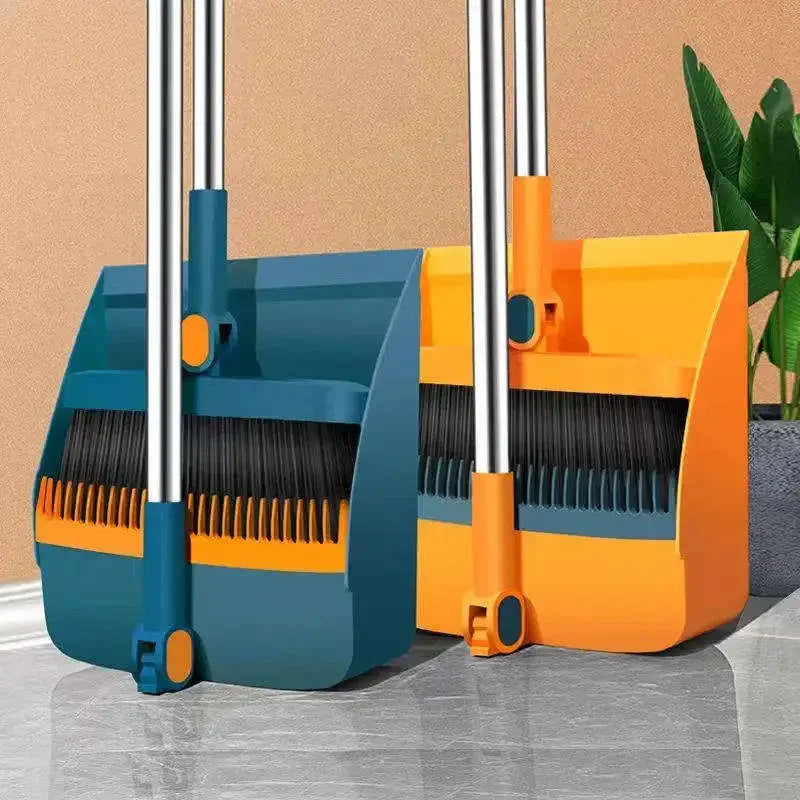 Two piece new broom set, dustpan combination, household sweeping broom, folding broom, wiper, dustpan, garbage shovel