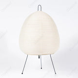 Japanese-Style Rice Paper Tripod Table Lamp