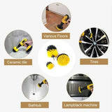 3-Piece Drill Brush Power Scrubber Set