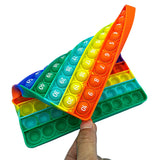 Rainbow 1-100 Counting Fidget Toy – Educational Math Game for Kids