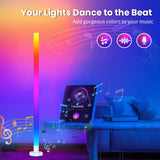 150cm RGB Smart Corner Floor Lamp – APP-Controlled, Dimmable