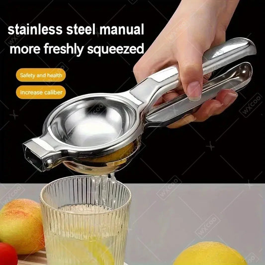 Stainless Steel Manual Lemon Squeezer Citrus Juicer Hand Pressed Lemon Orange Fruit Juicer Easy  to Clean Kitchen Accessories