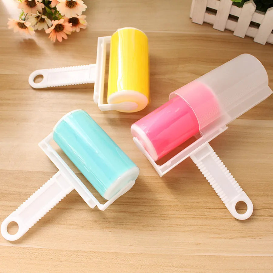 Reusable Lint Roller Washable Lint Remover for Clothes Pet Hair Sticky Home Cleaning