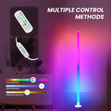 150cm RGB Smart Corner Floor Lamp – APP-Controlled, Dimmable