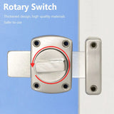 Universal Sliding Door Lock & Privacy Latch - Zinc Alloy