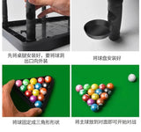 Mini Tabletop Billiards & Snooker Game for Kids