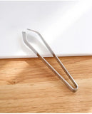 1pcs 430 Stainless Steel Fish Bone Tweezers – Clip remover tongs, kitchen tool.